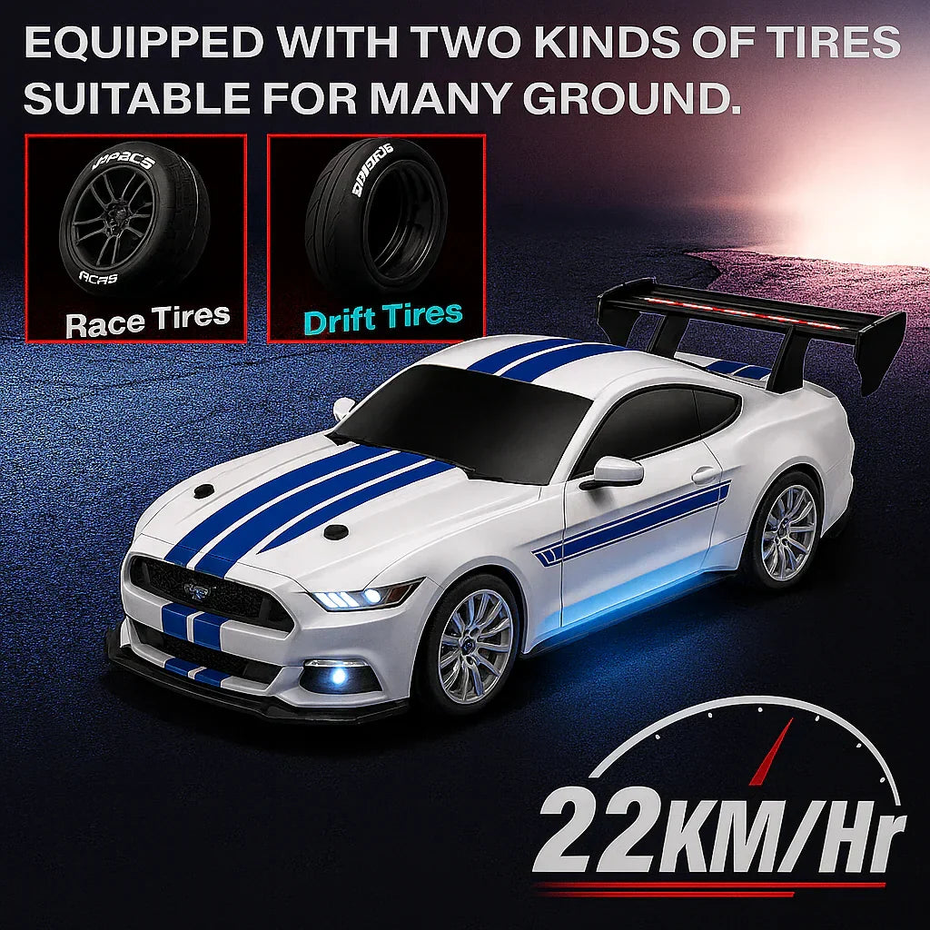 Drift RC Car (1:24) | Muscle Blue edition