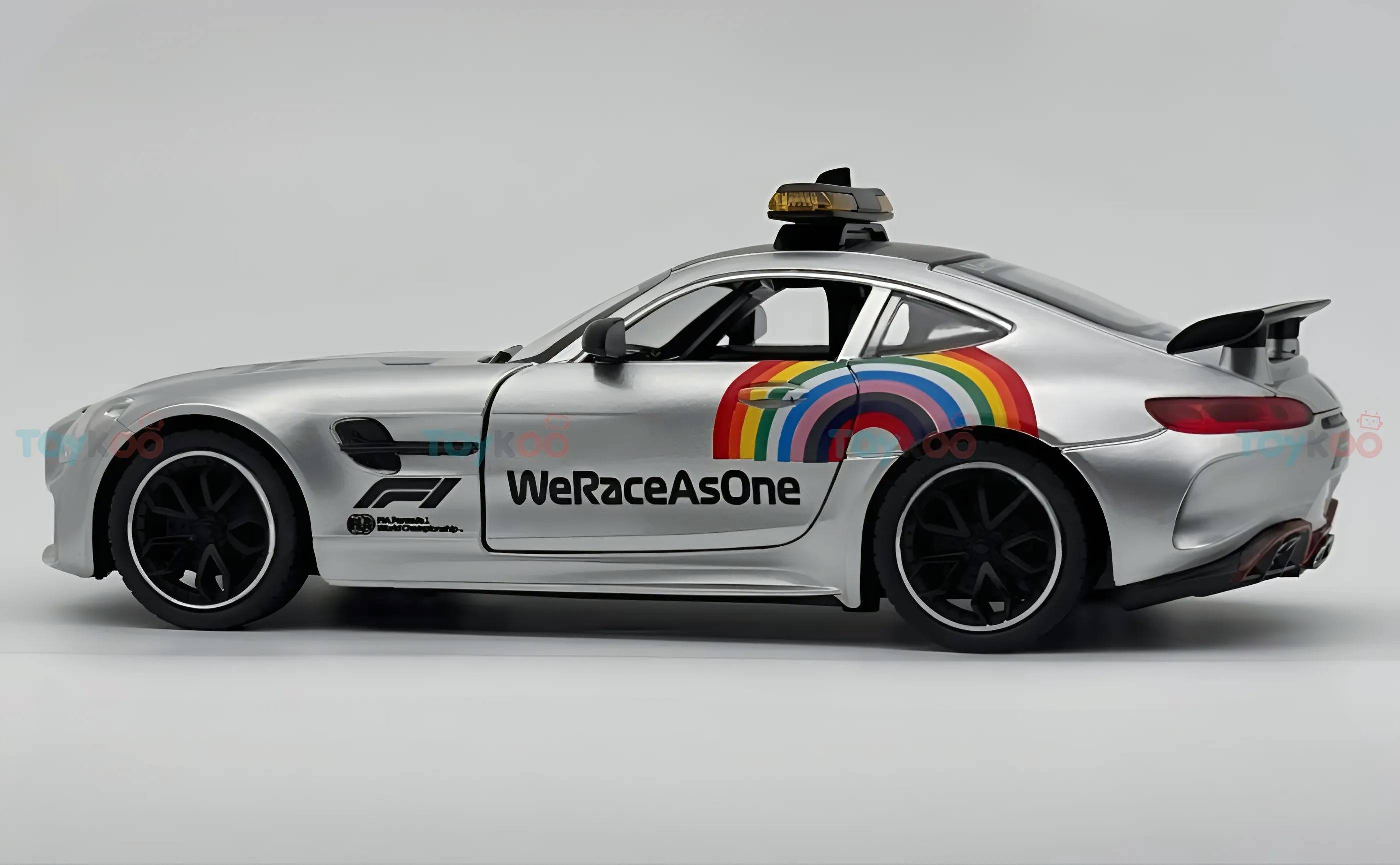 2020 Mercedes-Benz AMG GT-R Safety Car formula f1 1:18 diecast scale model - Big Size